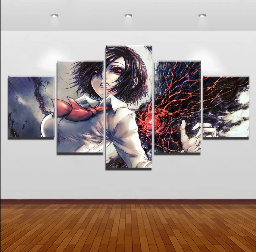 Touka Kirishima Tokyo Ghoul аниме предметы домашнего декора современные картины на холсте