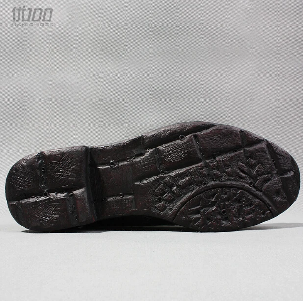 Мужские Черные ботильоны в стиле ретро ботинки мартинсы из воловьей кожи с