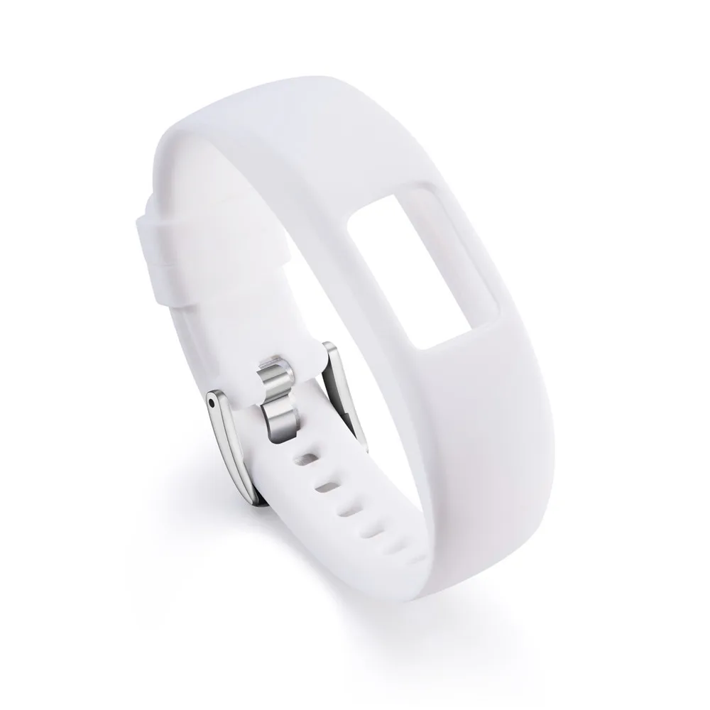 Мягкий силикон для Garmin vivofit 4 гладкий и Удобный спортивный ремешок сменный ремешок для Garmin vivofit4 L/S браслет - Цвет ремешка: white