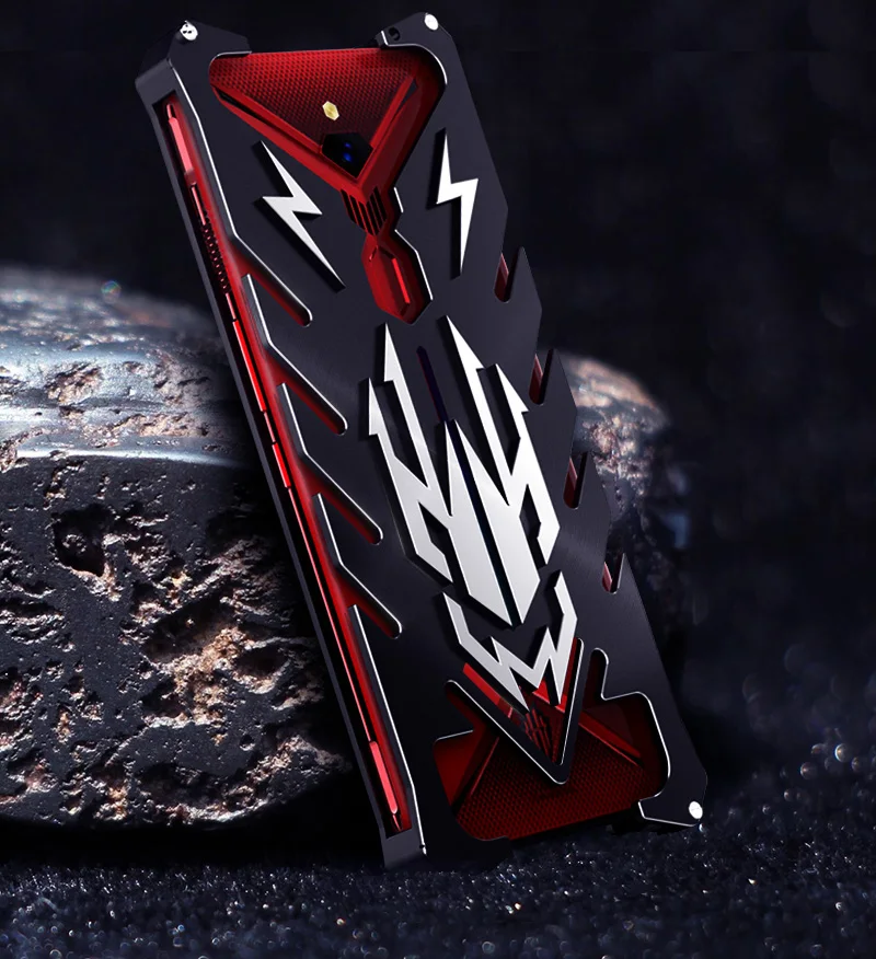 Чехол-накладка для ZTE Nubia Red Magic алюминиевый с усиленной защитой