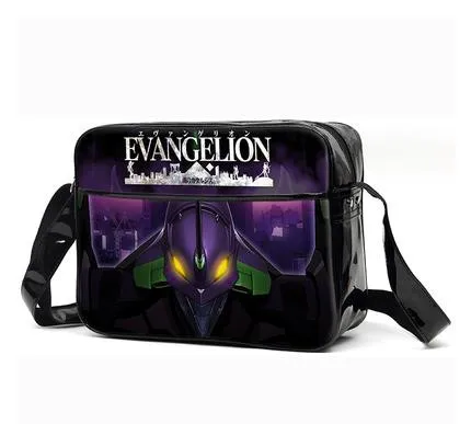 Аниме Neon Genesis Evangelion EVA мультяшная сумка на плечо для мальчиков и девочек подростковые школьные сумки-мессенджеры