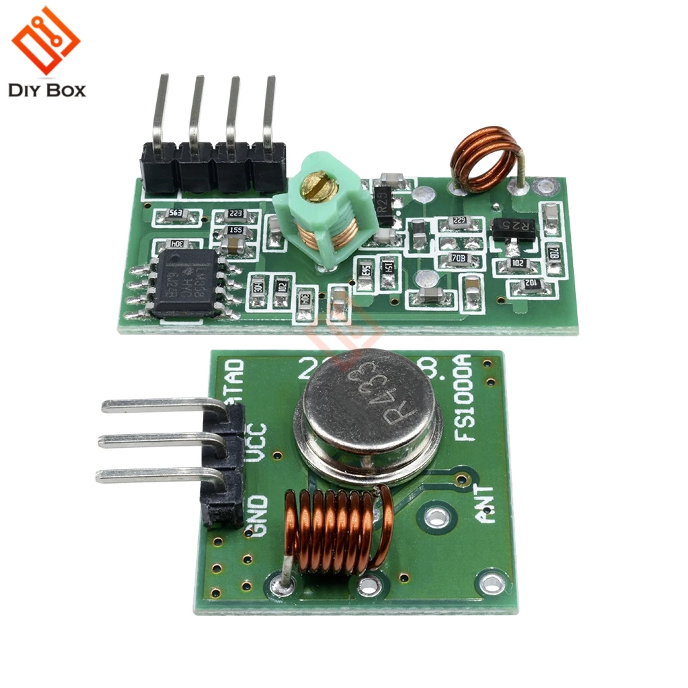 433 МГц РЧ беспроводной передатчик и приемник модуль DIY комплект для Arduino ARM MCU WL