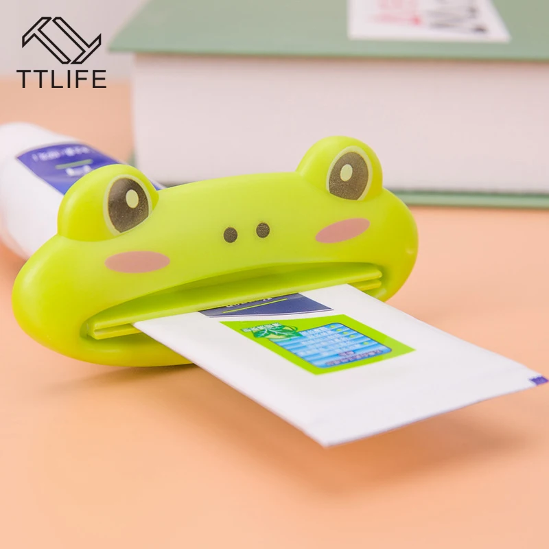 TTLIFE 2 шт. мультфильм животных зубная паста трубка простая соковыжималка отжим