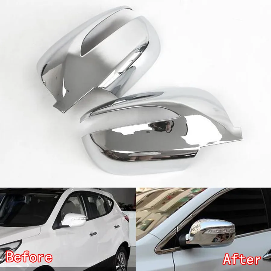 Стикер YAQUICKA для Hyundai IX35 2010-2015 с хромированной отделкой из АБС-пластика внешней