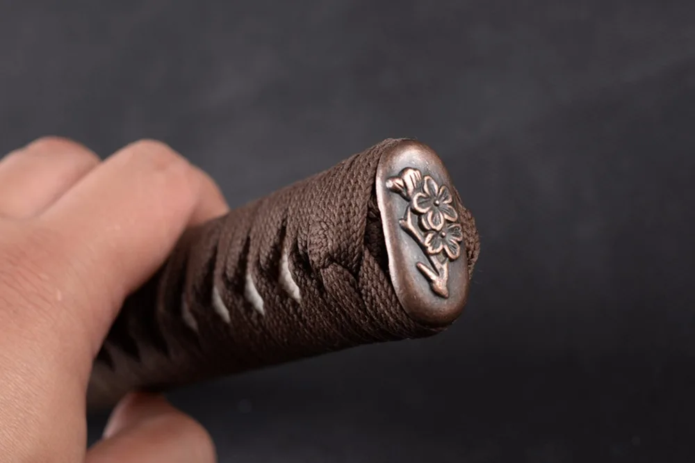 Милый классический деревянный Ремесленная ручка Tsuka для японского меча Катана с