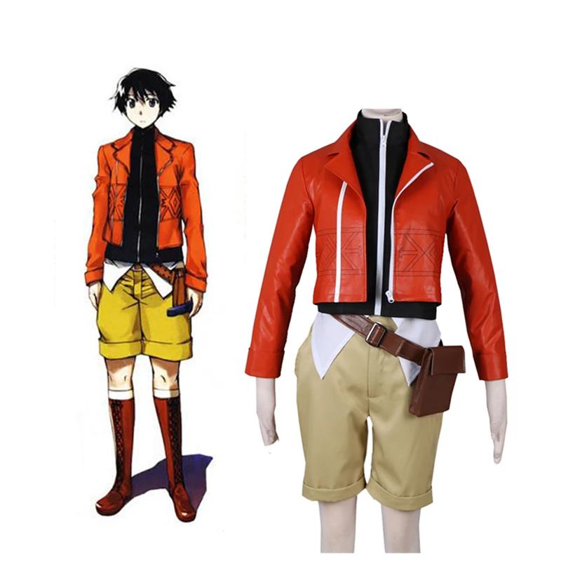 Аниме дневник будущего Amano Yukiteru Mirai Nikki Косплей Костюм Полный комплект|Игровые