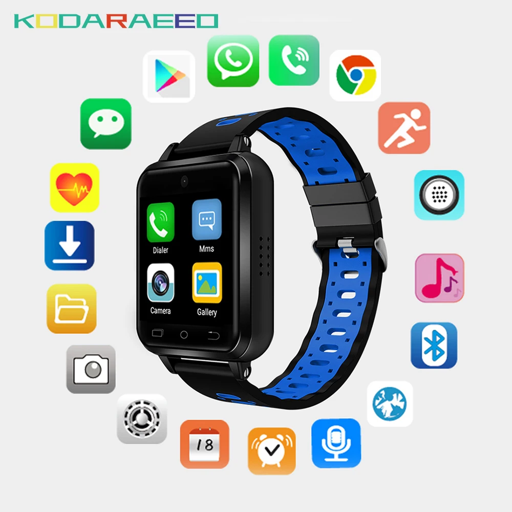 B01 smart watch Android Quad Core 1GB/8GB 4G Smart Watch Phone Heart Rate tracker Sim Card Support Change Strap 720mAh battery |