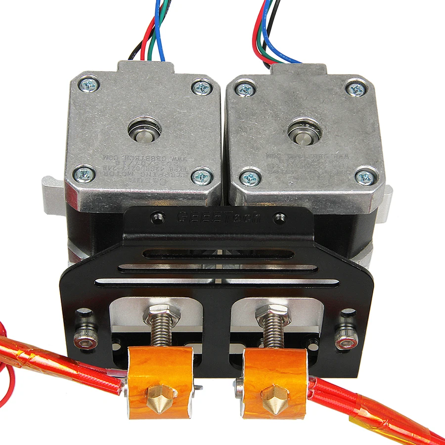 Geeetech MK8 двойной экструдер металлический держатель для двух головок 3D принтера |