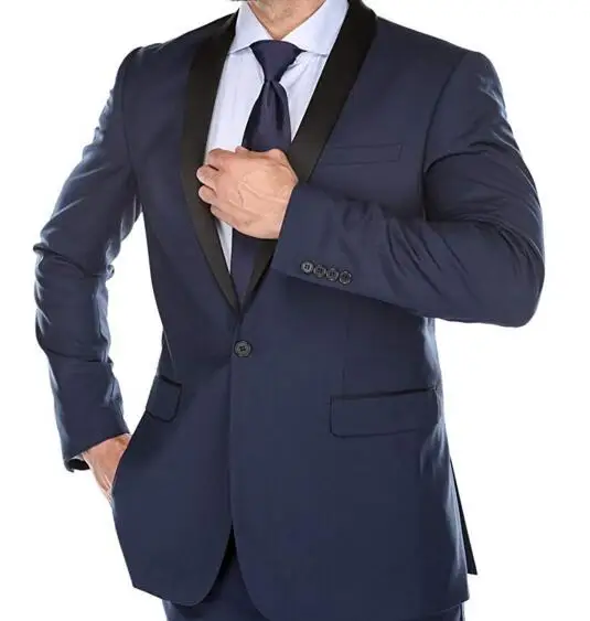 Приталенный серый мужской костюм свадебные костюмы для мужчин блейзер на заказ