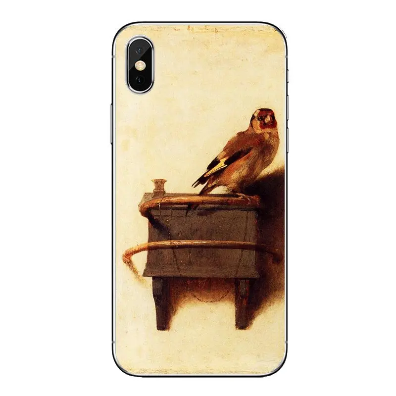 Carel fabritius щегол 1654 дизайн ногтей прозрачный мягкий чехол из ТПУ с принтом &quotдля