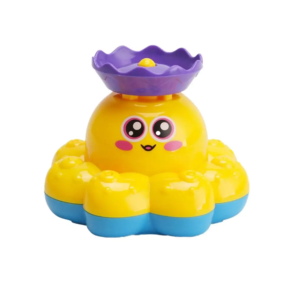Yellow Для детей, для игры в ванной электрическая игрушка с брызгами форма осьминога фонтан электрический уровень воды игрушки Детские Классические Игрушки для ванны - Цвет: Yellow