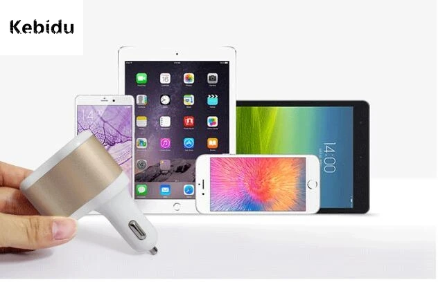 Kebidu 2016 новинка 2 порта двойной USB 12 В 1A 2.1A один из способов автомобильный