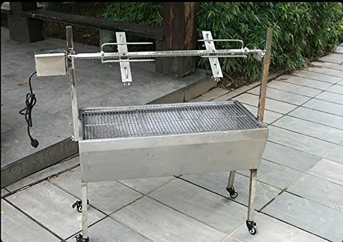 Гриль для барбекю из нержавеющей стали свинка ягненок коза курица вертушка