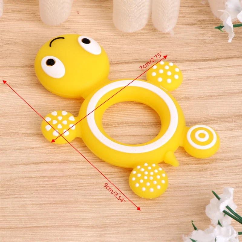 

Safety Tortoise Baby Kids Food Grade Silicone Soother Teether Teething Pacifier Turtle BPA FREE 27 color