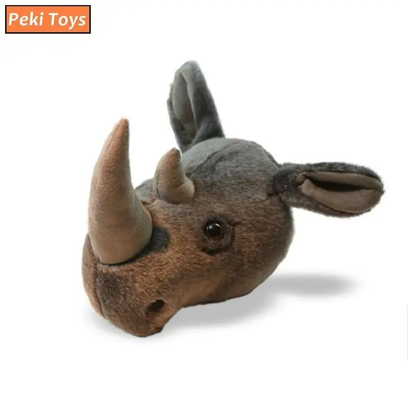 Cute Animals Deer Elephant Panda Fox Wall Mount Hang Artwork Plush Doll Nordic Kids Room Kindergarten Decor Toys Photo Props | Игрушки и