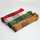 Армейские военные унисекс арабские шарфы Shemag хлопковые шарфы тактический охотничий головной шарф Пейнтбол лицо сетка