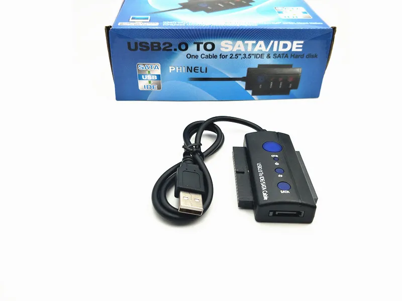Новое обновление USB 2 0 до 5 &quot3 5&quot 25 &quotSATA IDE HDD адаптер док-станции кабель
