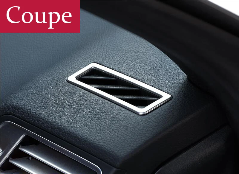 Car styling Interior Dashboard Air conditioning Vent Cover frame trim strip sticker for Mercedes Benz E Class Coupe W207 C207 | Автомобили