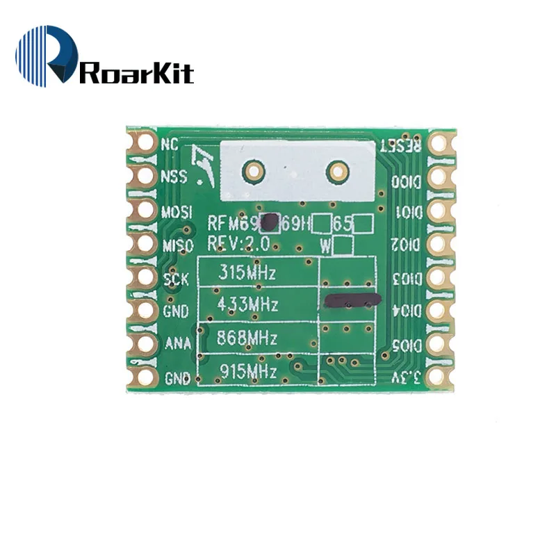 RFM69W RFM69 FSK модуль трансивера 13dBm частота 433 МГц|frequency module| |
