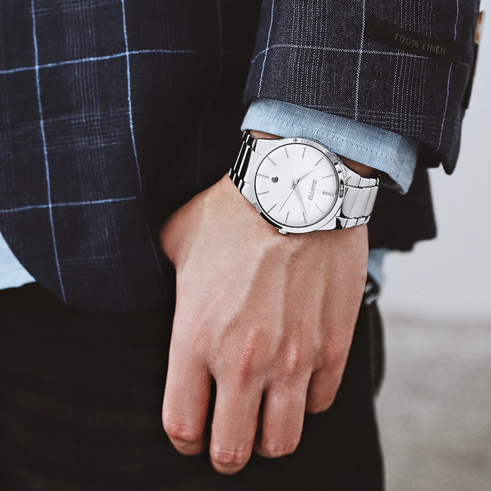 

GIMTO 2018 Simple Men Watch Luxury Brand Quartz Steel Wristwatch Waterproof Clock Casual Sport Male Watches Relogio Masculino