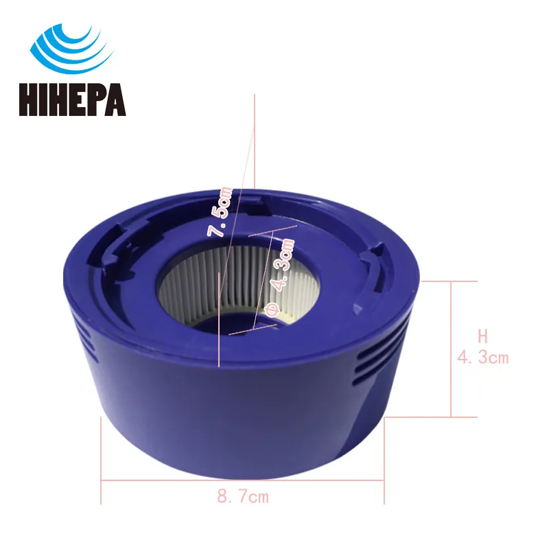 2 шт./компл. пред-и пост-двигатель HEPA фильтр для Dyson V7 V8 беспроводной пылесос аксессуары части# DY-96747801&# DY-965661-01