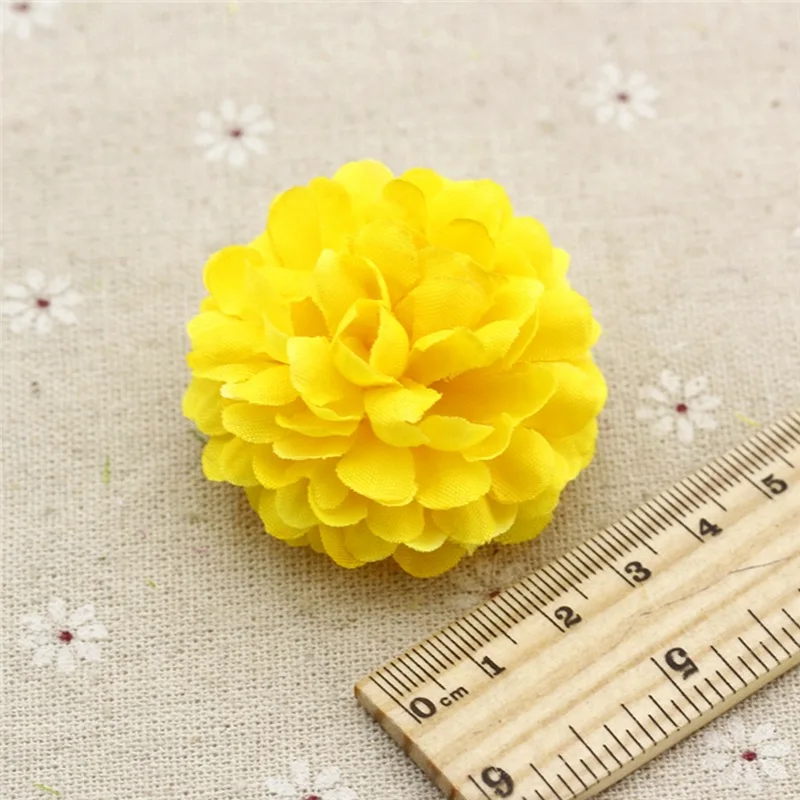 9pcs 5cm handmade Chrysanthemum ball bouquet artificial flower wedding decoration DIY wreath clip art fake | Дом и сад