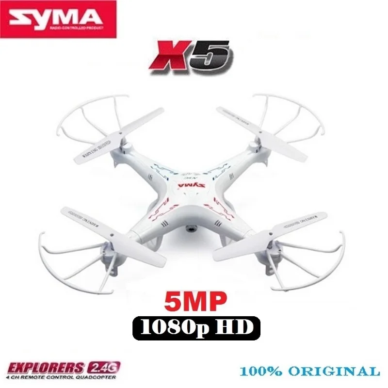 SYMA X5 1 Радиоуправляемый Дрон с 5MP HD камера 1080P 2 4 г 6 оси дистанционного Управление