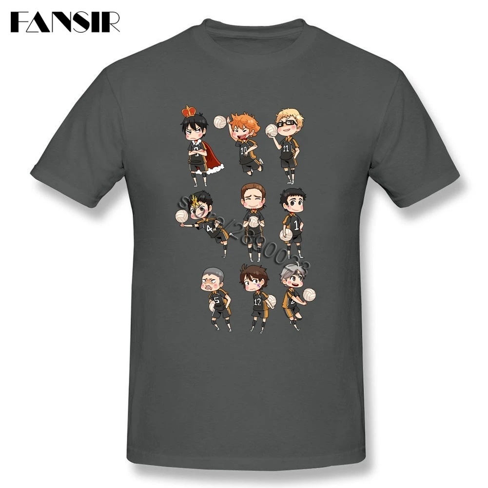 Haikyuu для мужчин футболка креативные футболки девочек с короткими рукавами