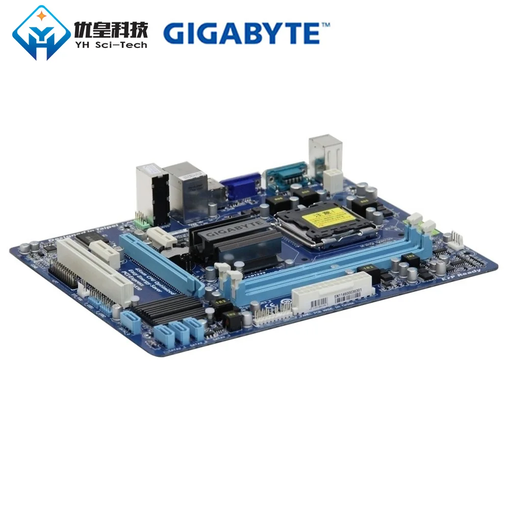 Оригинальная б/у настольная Материнская плата Gigabyte GA-G41MT-S2 LGA 775 DDR3 8 ГБ Micro-ATX