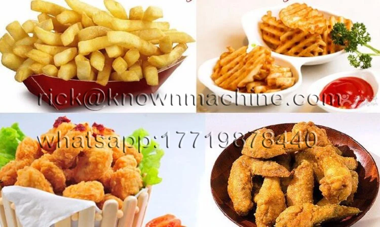 Коммерческая настольная электрическая фритюрница для картофеля 16 л горячая