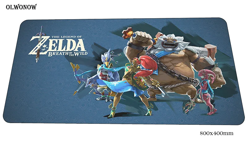 Size 800x400x2mm Zelda Коврик для мыши 80x40 см игровой коврик для мыши с изображением Самый дешевый ноутбук с алюминиевым корпусом стол коврик Лидер продаж padmouse игры pc gamer коврики геймпад - Цвет: Size 800x400x2mm