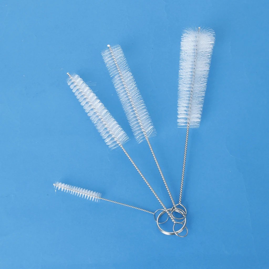 4 шт чистящие щетки для бутылок кухонный чайник носик Насадка Набор чистящих