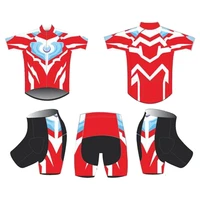 cycling jersey for children cartoon roller skating clothing cycling suit riding clothing kids bike clothing set sportswear kits