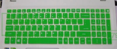 green Чехол для клавиатуры acer Aspire E 15 E5 574G 575(G) 576G/Aspire 3 A315-21 A315-31/Aspire 5 A515-51(G) A515-52 A515-52G 15,6 - Цвет: green