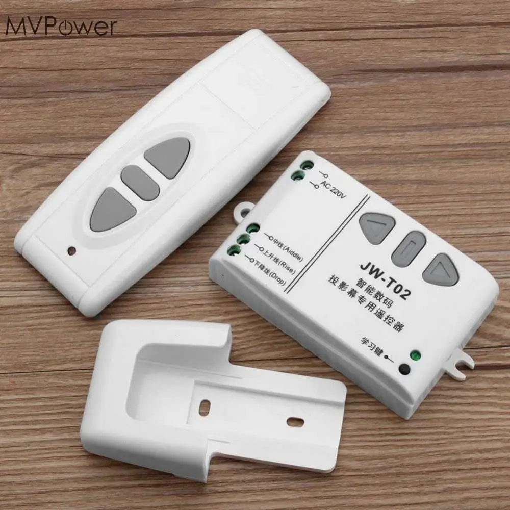 MVpower Универсальный электрический проектор экран шторы Беспроводной RF пульт