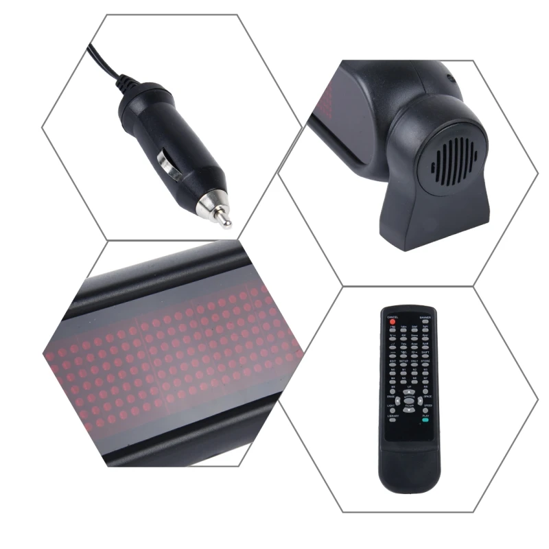 Светодиодный дисплей для автомобиля прокрутка перемещение сообщения текстовый