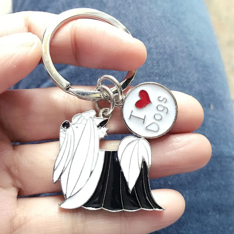 Новинка 2019 брелок для домашних животных с изображением аниме ключей собачьим