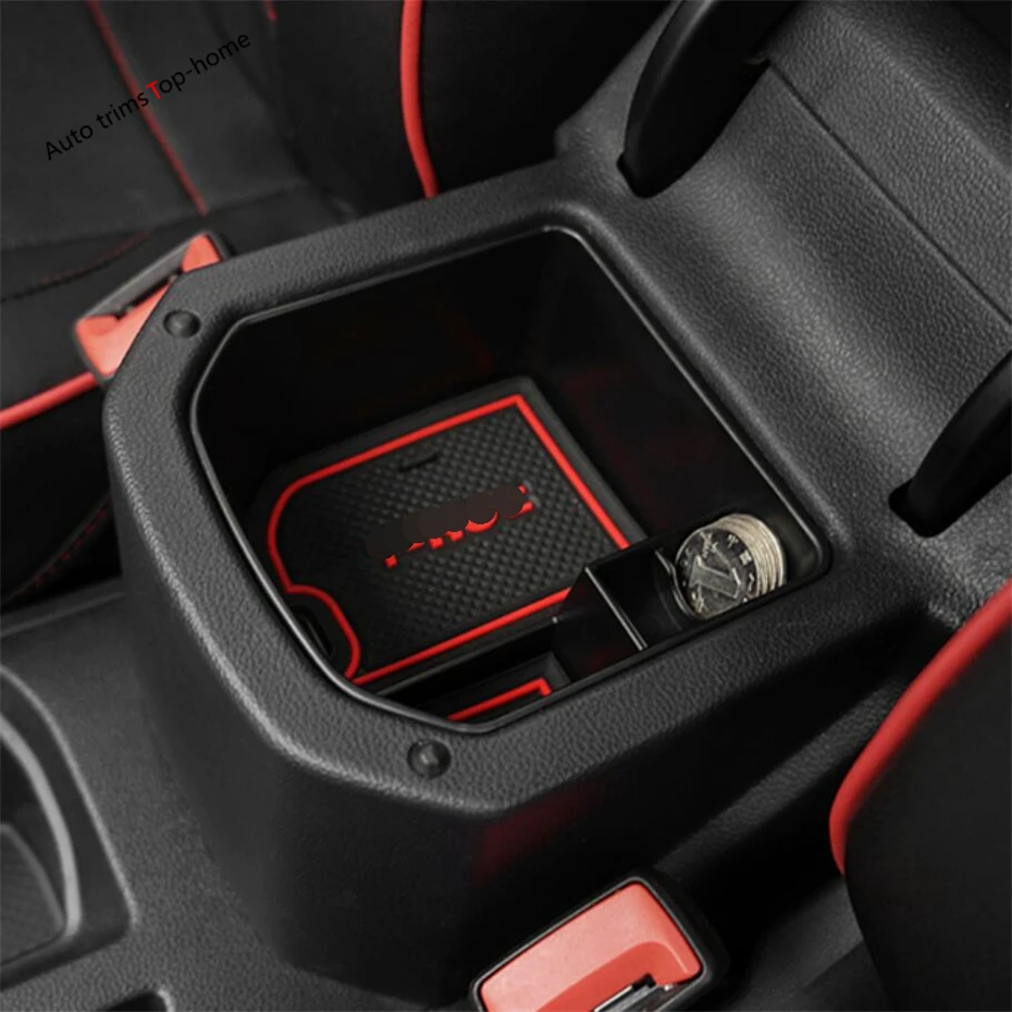 armrest storage multi grid pallet container phone case box cover accessories for vw volkswagen t roc t roc 2018 2019 2020 2021 free global shipping