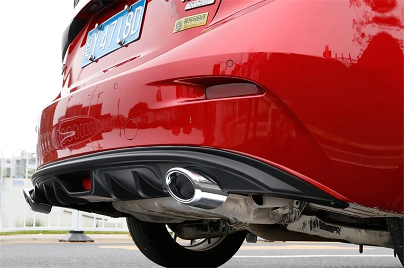 Для Mazda 3 Axela. задний спойлер бампер автомобиля диффузор Авто Интимные аксессуары
