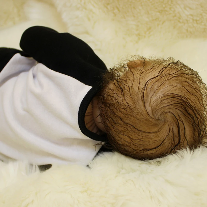 Реалистичные Силиконовые реборн Детские куклы спящий малыш кукла Bebe младенец