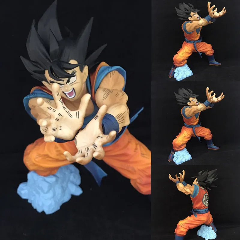 Аниме экшн-фигурки Shock Wave Super Saiyan Son Goku стволы Figura Saiya фигурка игрушка модель куклы |