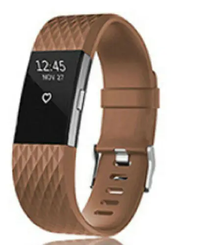 Для Fitbit 7 упаковок силиконовый фитнес браслет Зарядка 2 ремешка сменные полосы
