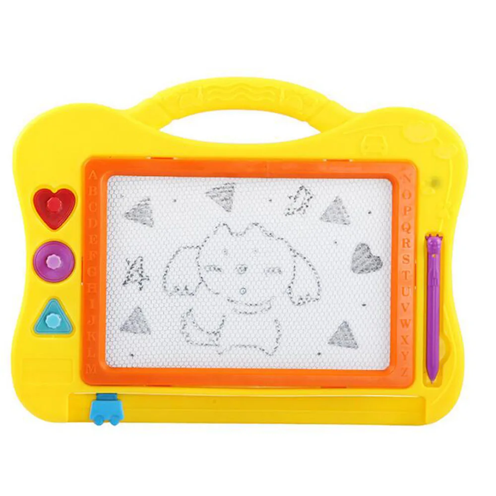 27*21*2cm Small Reusable Drawing Toy set One-click recovery whiteboard magnetic writing board for kid girl boy Education toy | Игрушки и