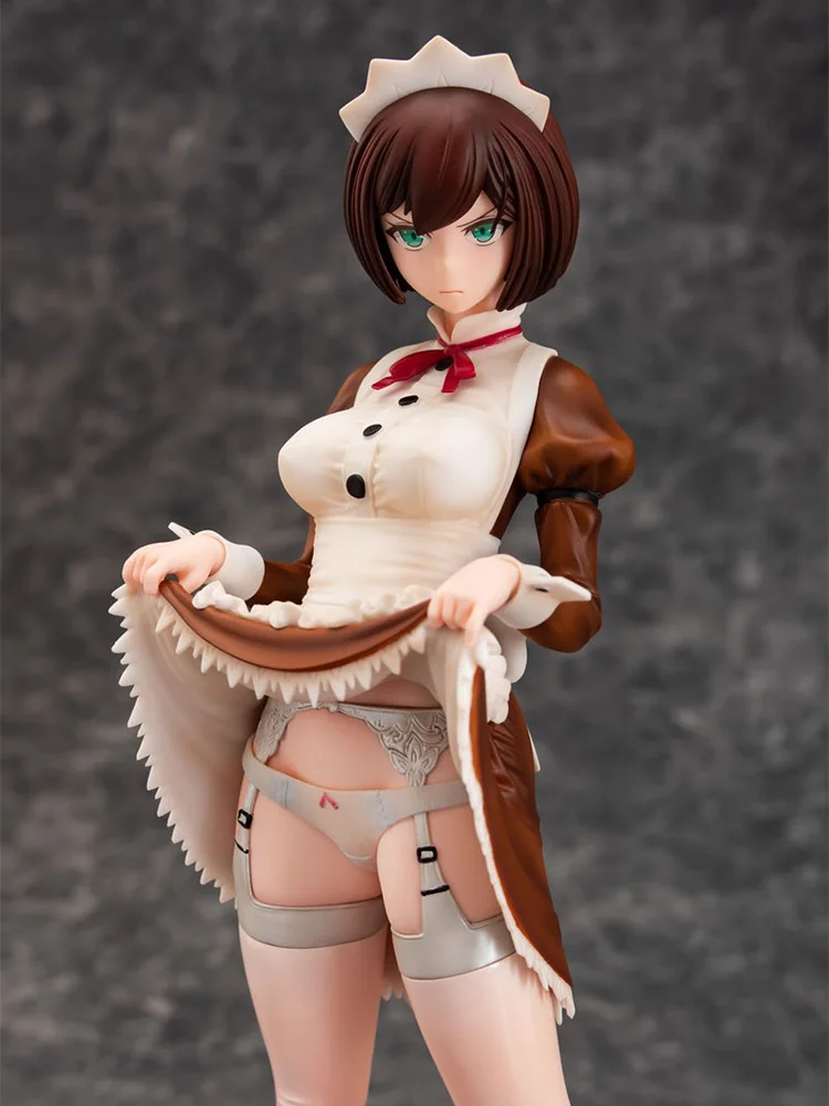 Daiki kougyou Iya na Kao Sarenagara Opantsu Misete Moraitai Классическая коричневая фигурка горничной