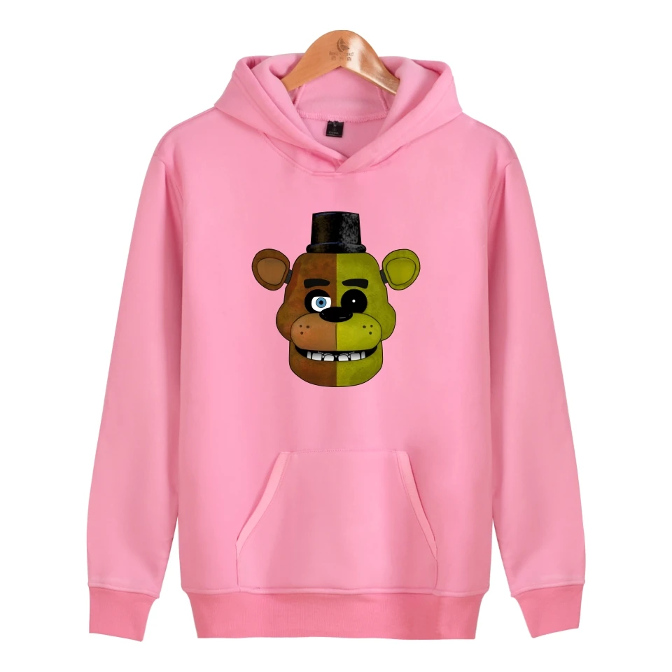 Fnaf толстовки и свитшоты Новинка года, толстовки с капюшоном для мальчиков five nights at, верхняя одежда Фредди, мужские толстовки, пальто Топы с рисунками FNAF