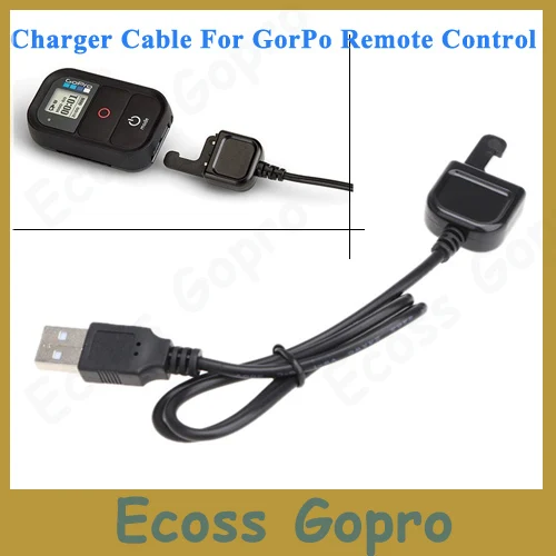 Используйте зарядный кабель для пульта дистанционного управления GoPro 4/3 + 3/ Wifi