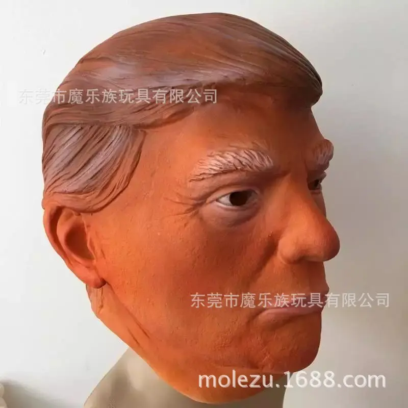 Realistic carnival celebrity masquerade president donald tramp mask | Дом и сад