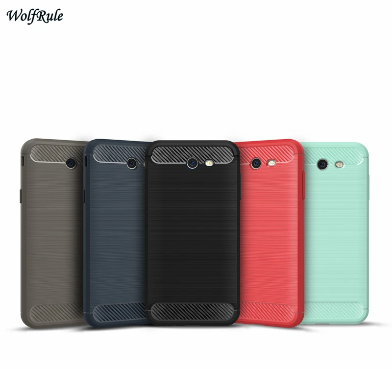 Чехол wolfrole для Samsung Galaxy J7 2017 Ударопрочный Мягкий матовый чехол из ТПУ J727 |