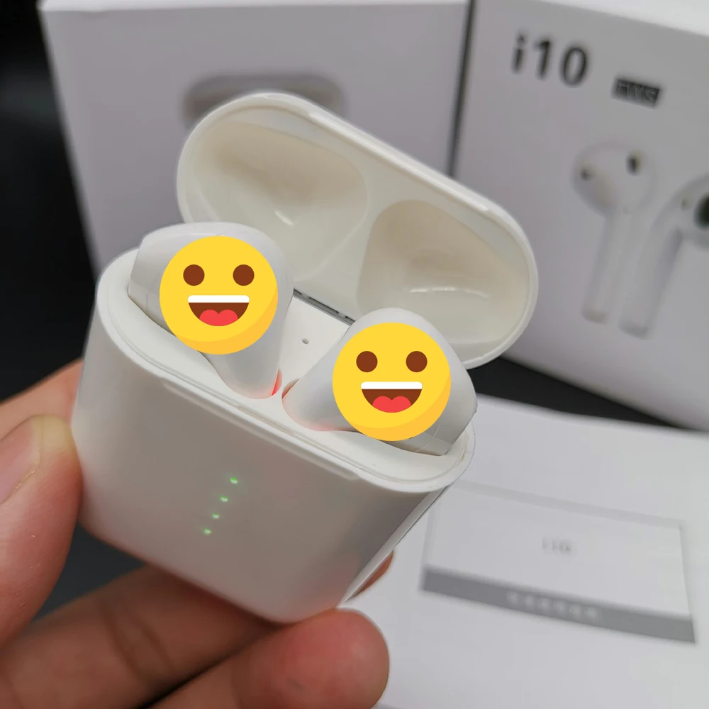 Lanpice Беспроводная зарядка i10 TWS Bluetooth 5 0 бинауральные звонки беспроводные наушники