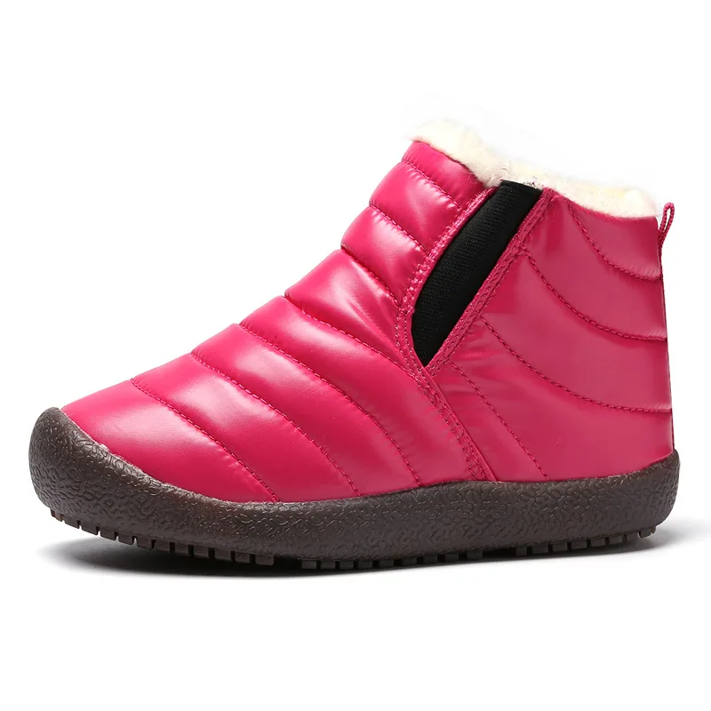 Детские зимние ботинки для русской зимы на Плоском Каблуке не тапочки фланелевая